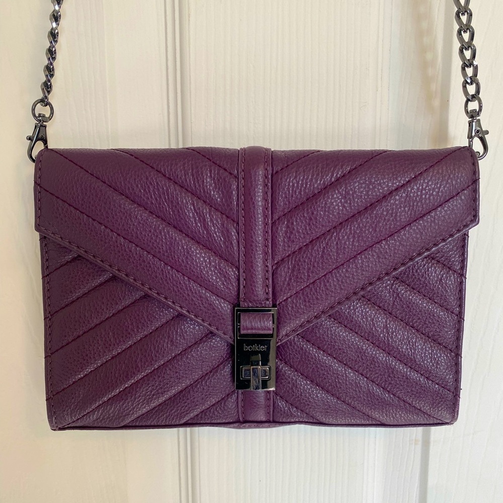 Botkier purple genuine leather purse